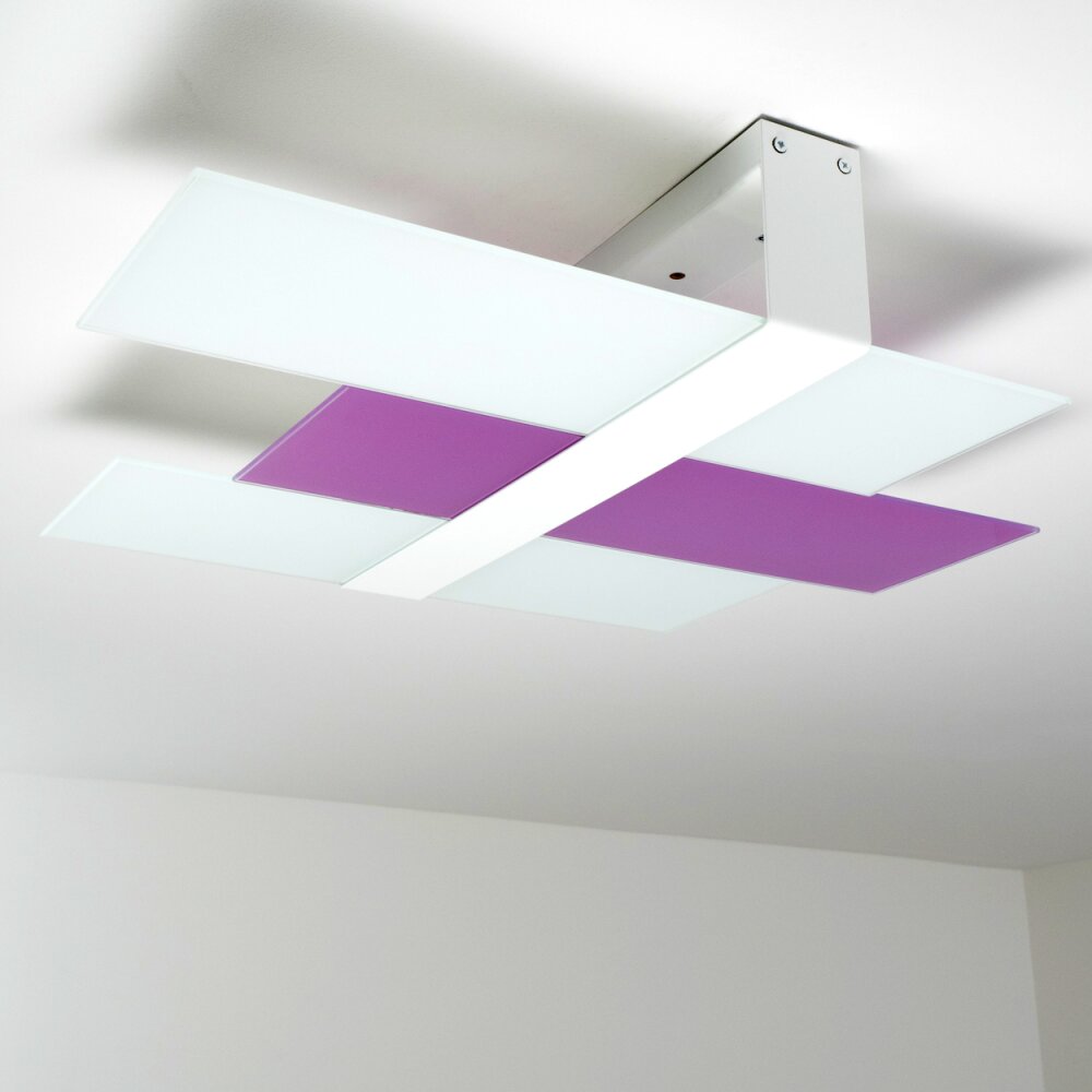 Plafonnier Lovikka Blanc, 2 lumières