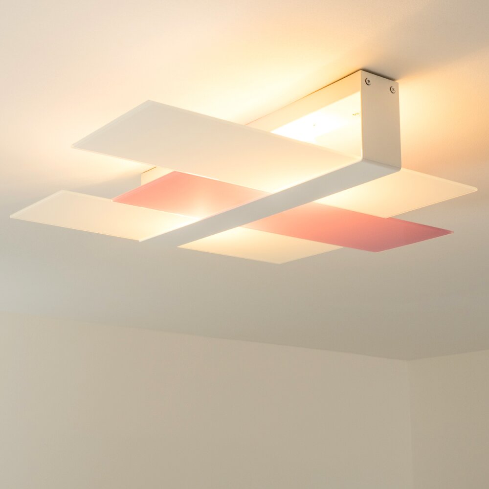 Plafonnier Lovikka Blanc, 2 lumières