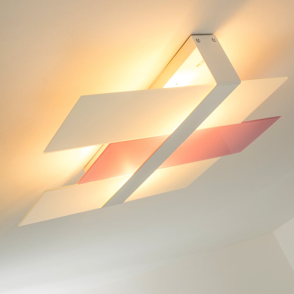 Plafonnier Lovikka Blanc, 2 lumières