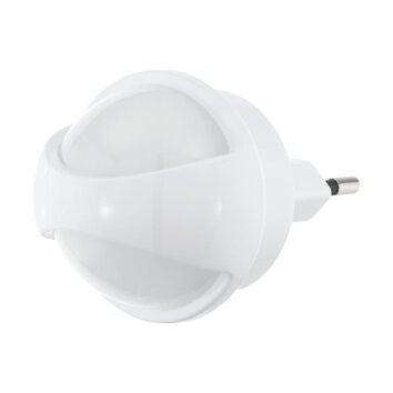 Veilleuse pour prise électrique Eglo TINEO LED Blanc, 1 lumière, Détecteur de mouvement