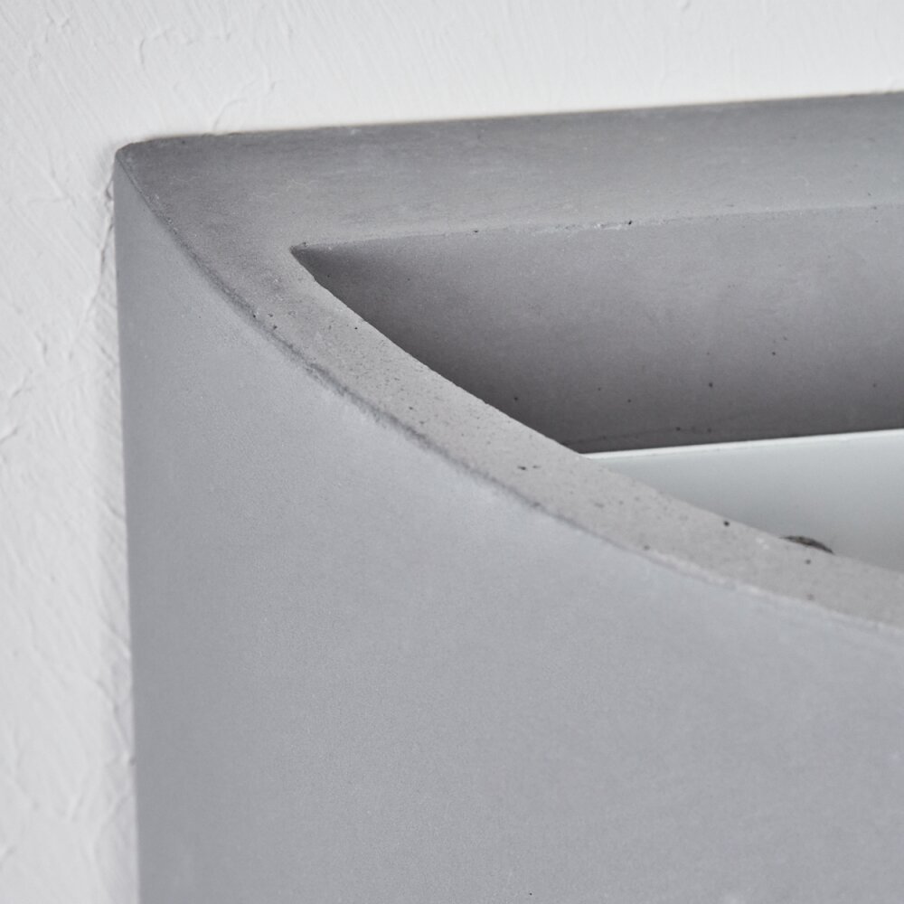 Applique murale Braslo Gris, 1 lumière