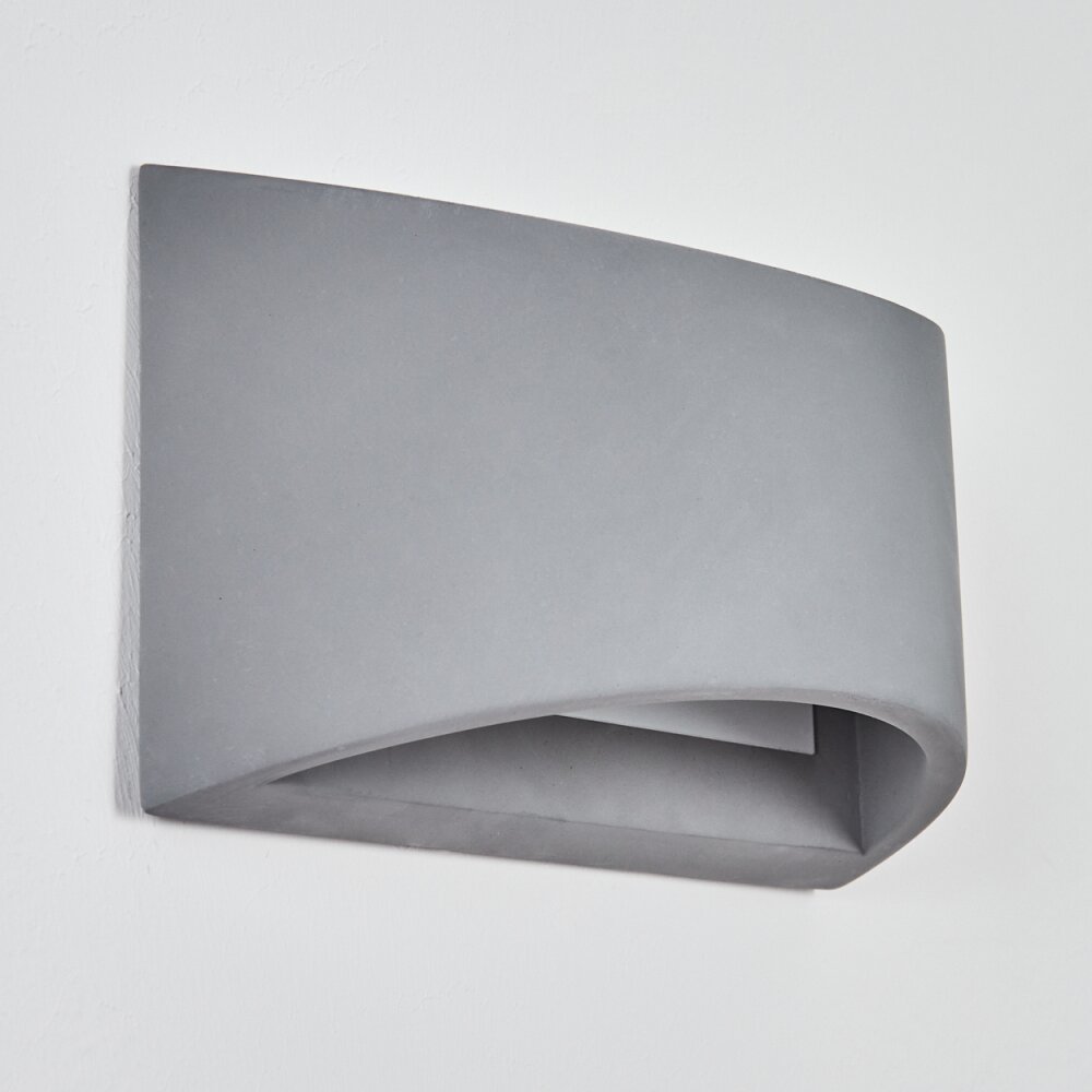 Applique murale Braslo Gris, 1 lumière