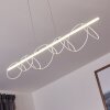 Suspension Jimma LED Blanc, 8 lumières