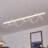 Suspension Jimma LED Blanc, 8 lumières