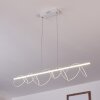 Suspension Jimma LED Blanc, 8 lumières