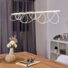 Suspension Jimma LED Blanc, 8 lumières