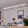 Suspension Jimma LED Blanc, 8 lumières