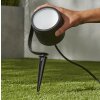 Spot Spot de jardin Luminaires Philips LED Noir, 1 lumière, Changeur de couleurs