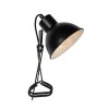 lampe â clipper Lucide MOYS Noir, 1 lumière