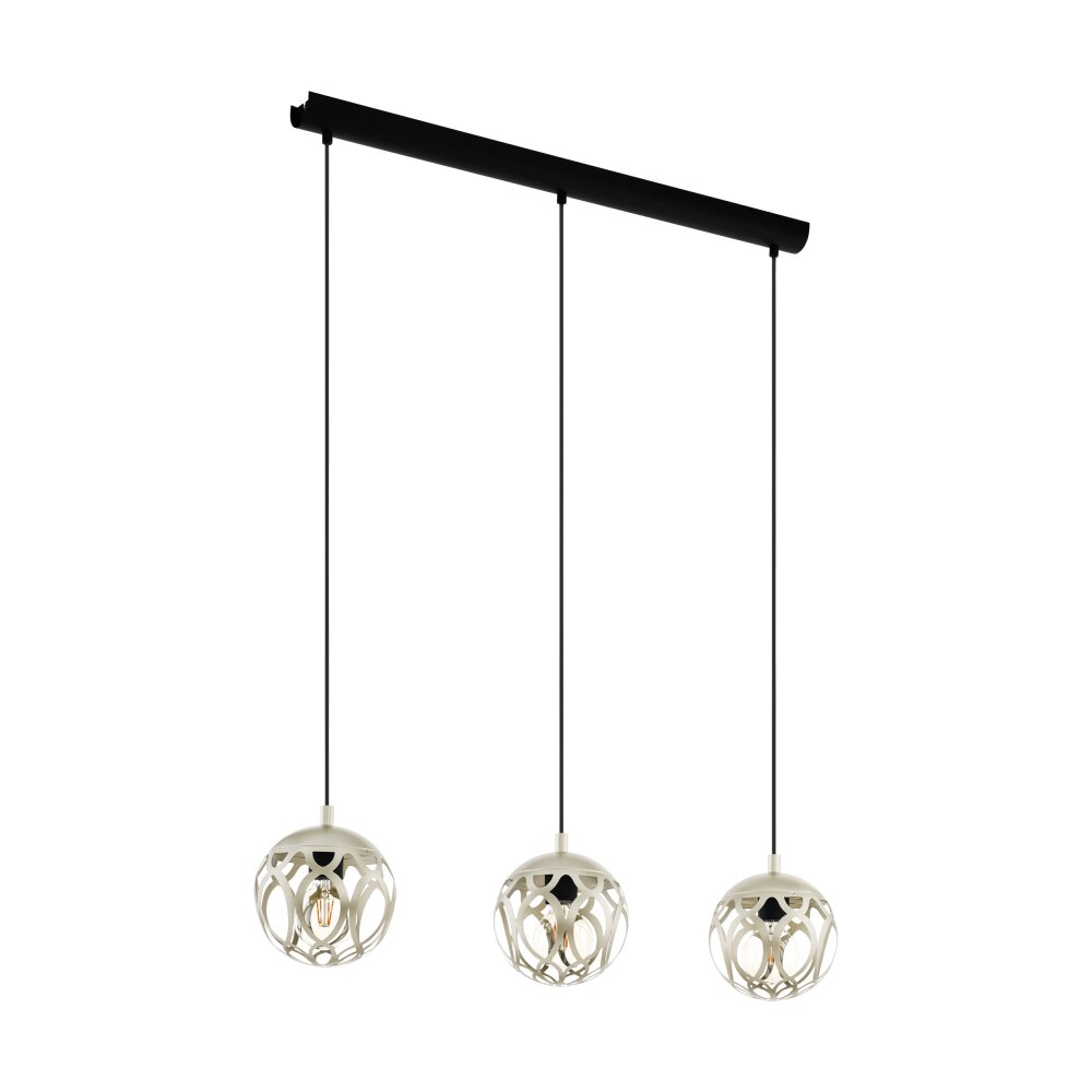 Suspension Eglo MIRTAZZA Noir, 3 lumières main product photo
