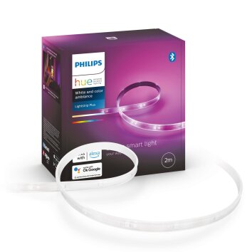 Kit de base Philips Hue Ambiance White & Color Lightstrip Plus LED, 1 lumière, Changeur de couleurs