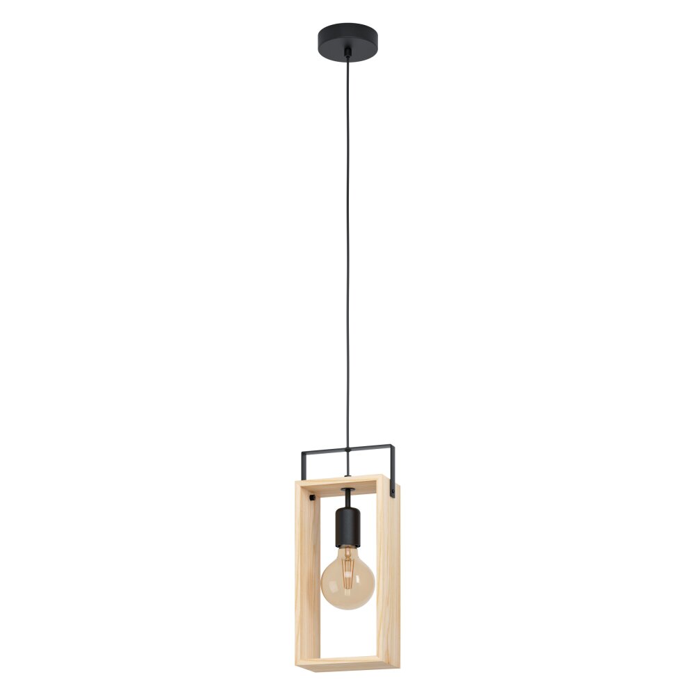 Suspension Eglo FAMBOROUGH Brun, Noir, 1 lumière main product photo