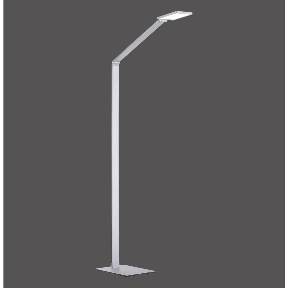 Lampadaire Paul Neuhaus Q-HANNES LED Argenté, 1 lumière, Télécommandes