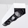 Suspension Bacoor LED Noir, Blanc, 5 lumières