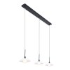 Suspension Steinhauer Tallerken LED Nickel mat, 3 lumières