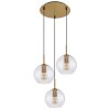 Suspension Globo ADARA Laiton, 3 lumières