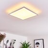 Panneau LED Badia Blanc, 2 lumières