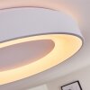 Plafonnier Casina LED Blanc, 1 lumière, Télécommandes