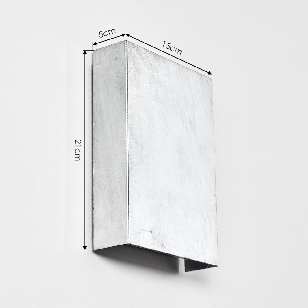 Applique murale Benin LED Nickel mat, 2 lumières