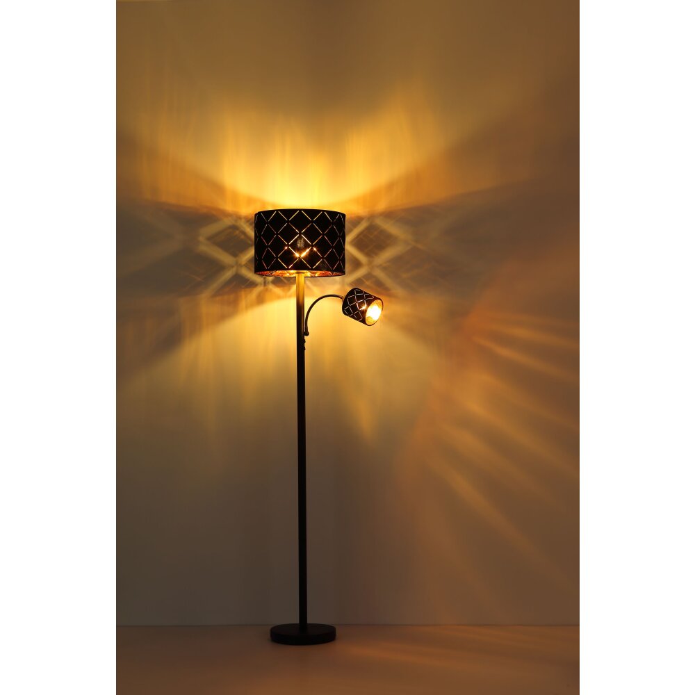 Lampadaire Globo SUNNA Noir, 1 lumière