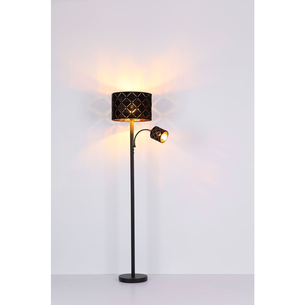 Lampadaire Globo SUNNA Noir, 1 lumière