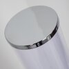 Lampadaire Tumurora LED Chrome, 1 lumière, Télécommandes