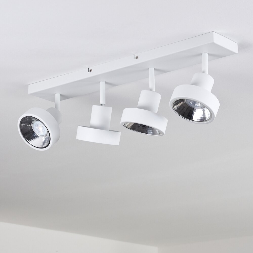 Plafonnier Chagres Blanc, 4 lumières