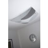 Plafonnier Sil Lux Baltimora Acier inoxydable, Blanc, 2 lumières