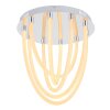 Plafonnier Globo KAIA LED Chrome, 1 lumière