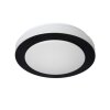 Plafonnier Lucide DIMY LED Noir, Blanc, 1 lumière