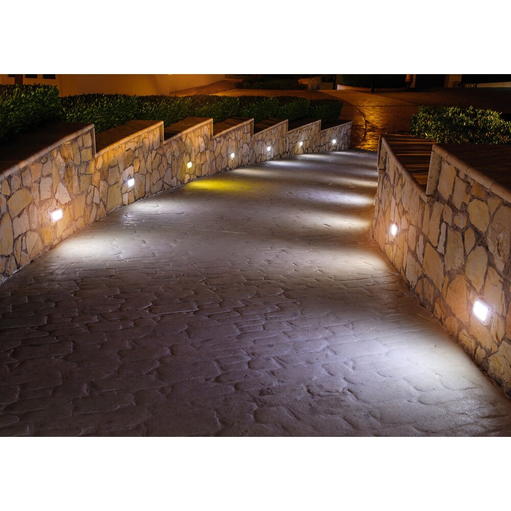 Applique murale d'extérieur Trio Kelly LED Blanc, 1 lumière