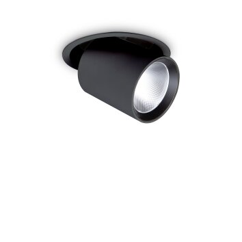 Spot Ideallux NOVA LED Noir, 1 lumière