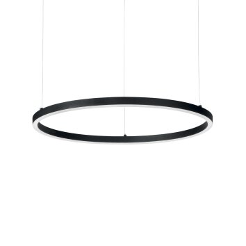 Suspension Ideallux ORACLE LED Noir, 1 lumière