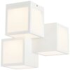 Plafonnier Brilliant Cubix LED Blanc, 1 lumière