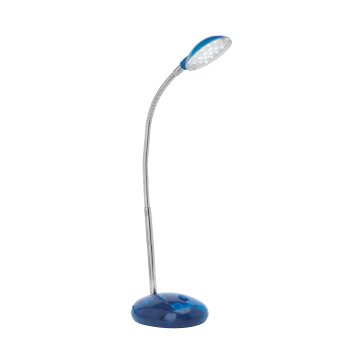 Lampe de table Brilliant Timmi LED Bleu, Transparent, 1 lumière