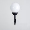 boule lumineuse Campinas LED Noir, Blanc, 1 lumière