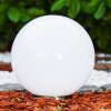 boule lumineuse Solar LED Acier inoxydable, 2 lumières