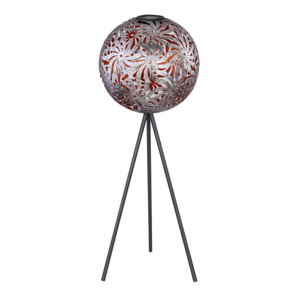 lampe solaire Globo SOLAR LED Noir, 1 lumière