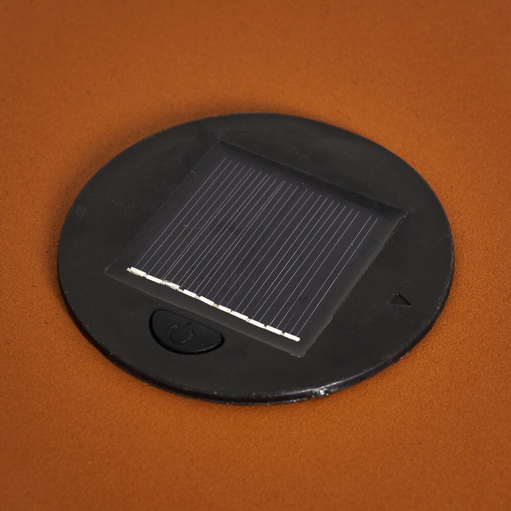 lampe solaire Parikia LED Brun, 1 lumière