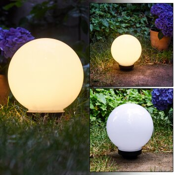 8 Lampe solaire imperméable à l'eau de lumière de boule de LED