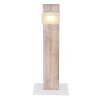 Lampe de table Globo JOYA LED Bois clair, Blanc, 1 lumière