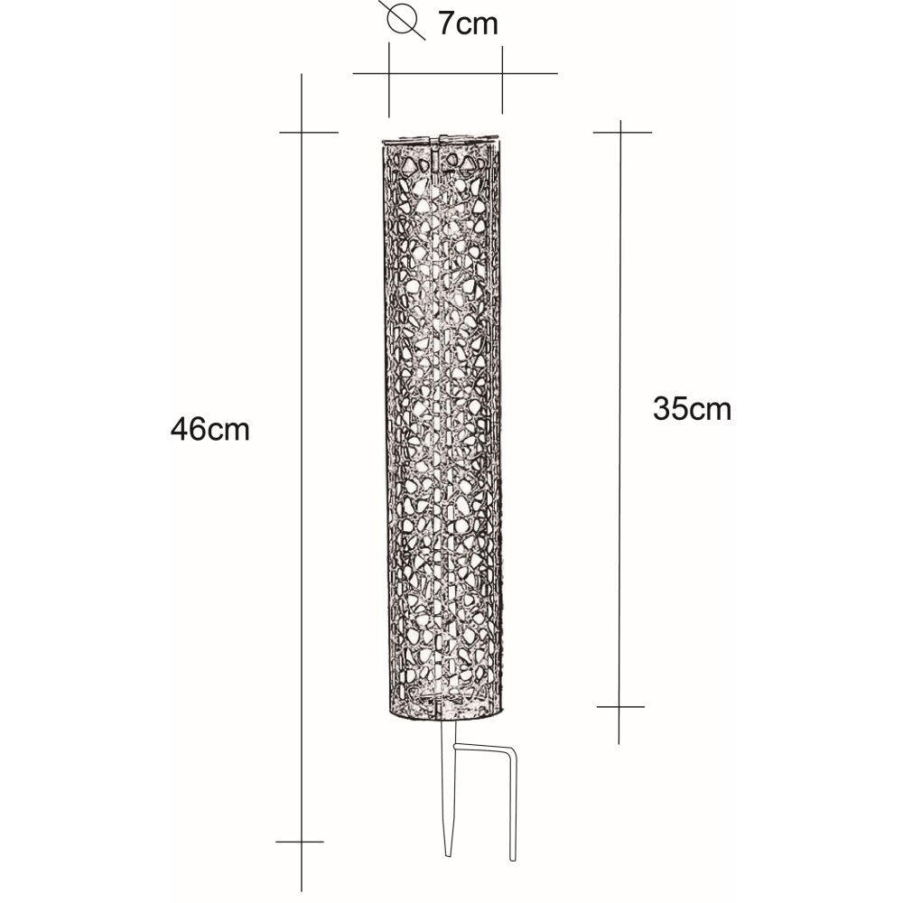 lampe solaire Globo LED Argenté, 1 lumière