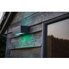 Applique murale d'extérieur Lutec GEMINI LED Anthracite, 2 lumières, Changeur de couleurs