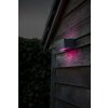 Applique murale d'extérieur Lutec GEMINI LED Anthracite, 2 lumières, Changeur de couleurs