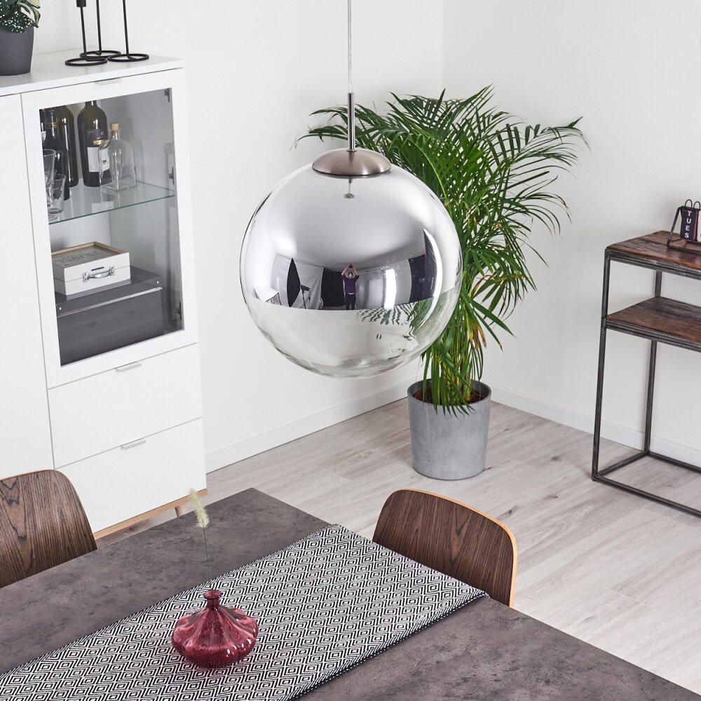 Suspension Degevos Nickel mat, 1 lumière