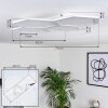 Plafonnier Fanebal LED Blanc, 1 lumière