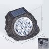 Lampe solaires Sameo LED Brun, 8 lumières