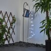 lampe solaire Isernia LED Rouille, Argenté, 80 lumières