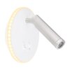 Applique murale Globo MANY LED Nickel mat, Blanc, 1 lumière