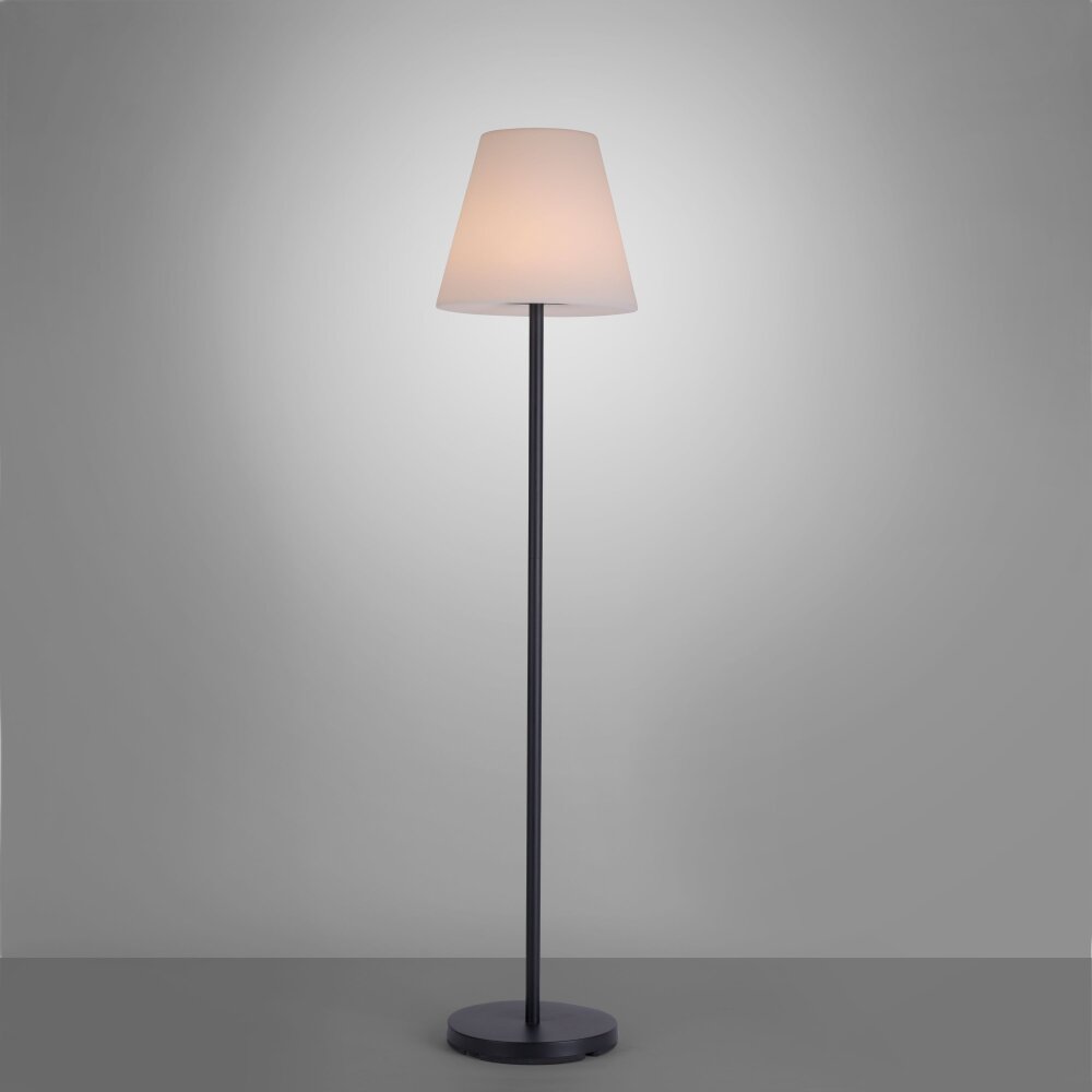 Lampadaire Leuchten Direkt HOLLY LED Noir, 1 lumière, Changeur de couleurs